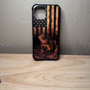 Patriotic Fish Design iPhone 12 Case